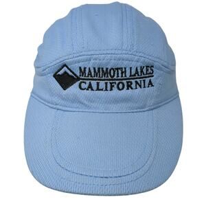 Mammoth Lakes California 5 Panel Cap Blue One Size Adjustable Embroidered Opi